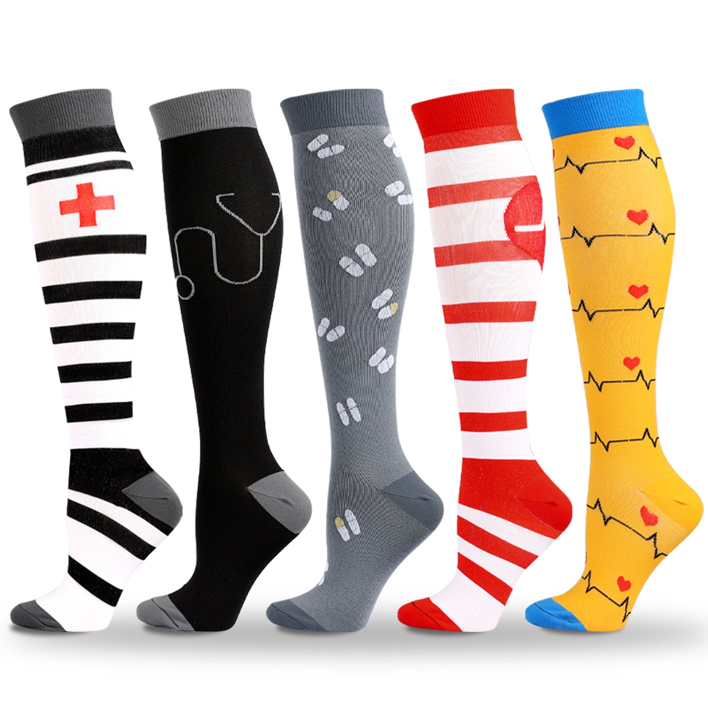 Compression Socks Unisex Single Pair